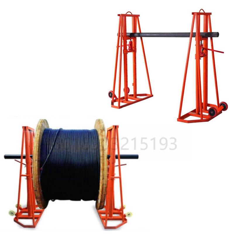 10 Ton Hydraulic Cable Drum Jack Wire Reel Stands